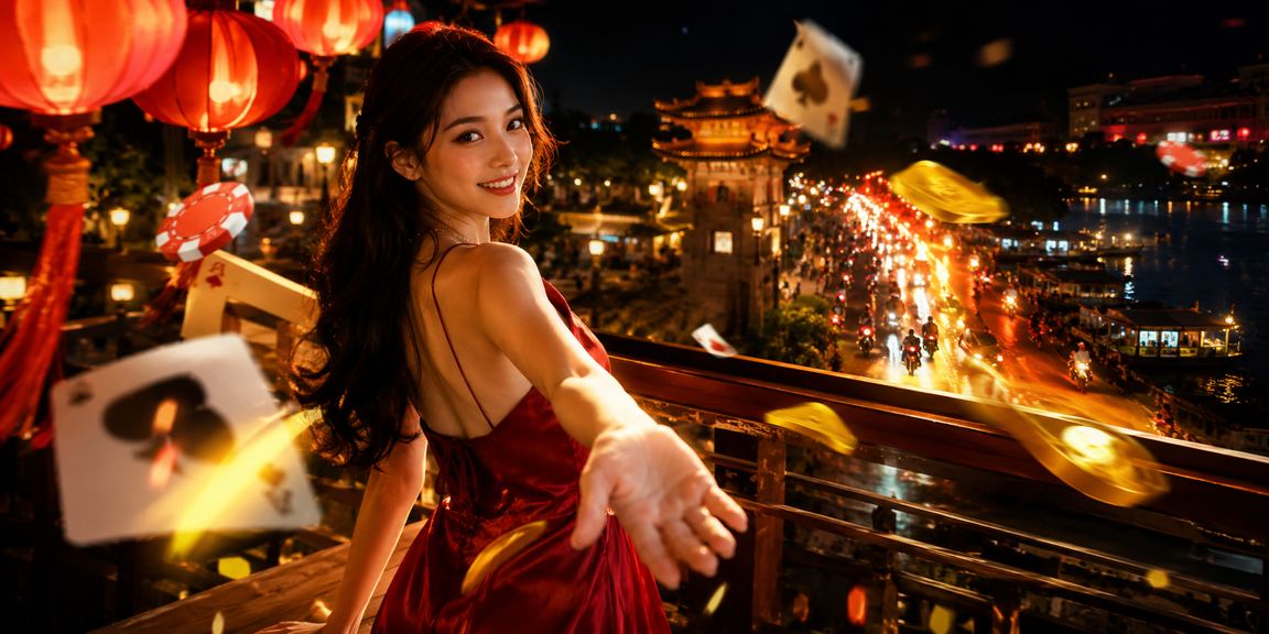 Trò chơi bài và cá cược tại chợ đêm Huế